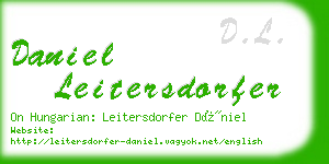 daniel leitersdorfer business card